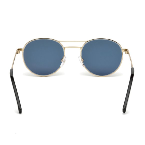 Ermenegildo Zegna Gold Metal Round Sunglasses - Picture 8 of 8